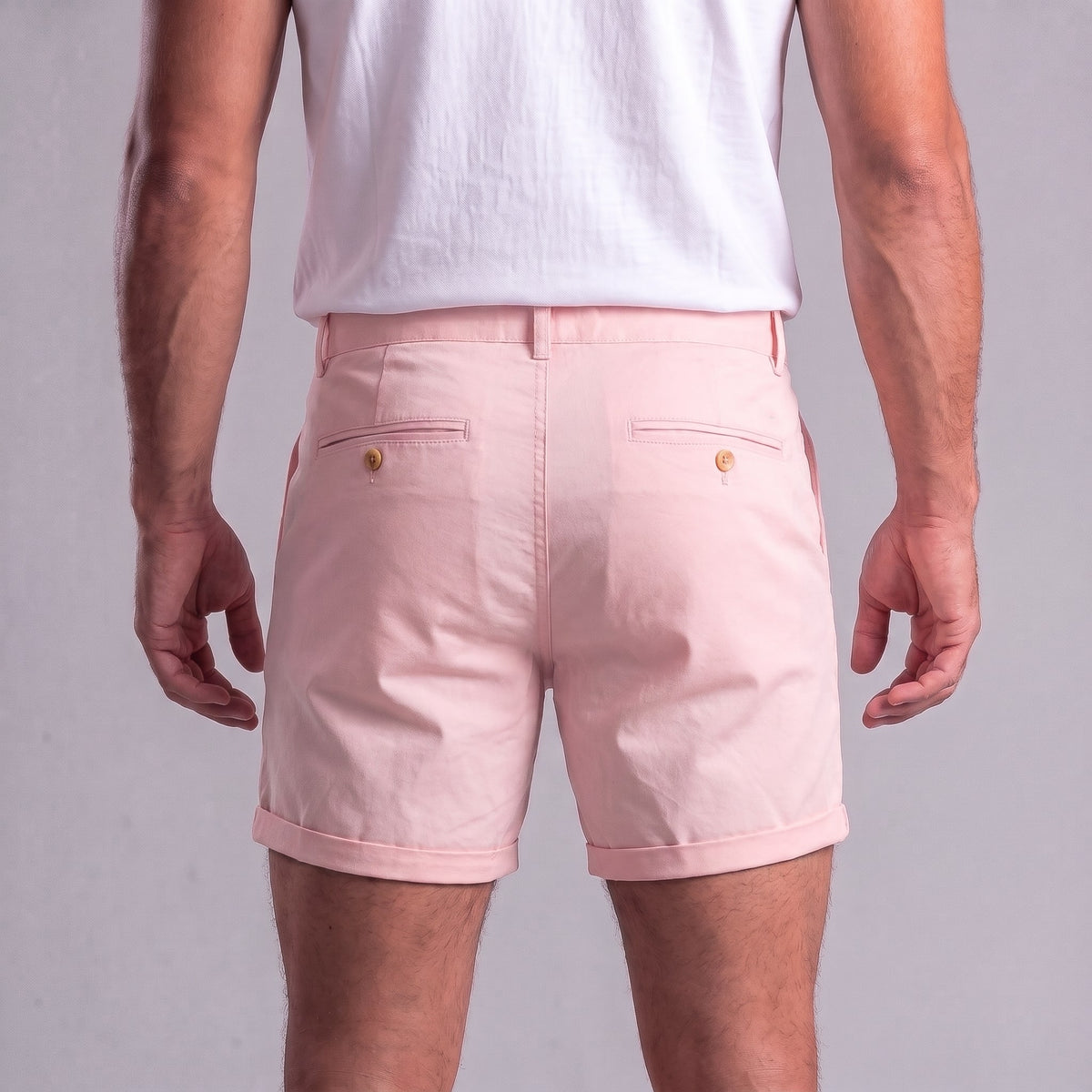 Herren Chino-Shorts mit Umschlagsaum | Steffen