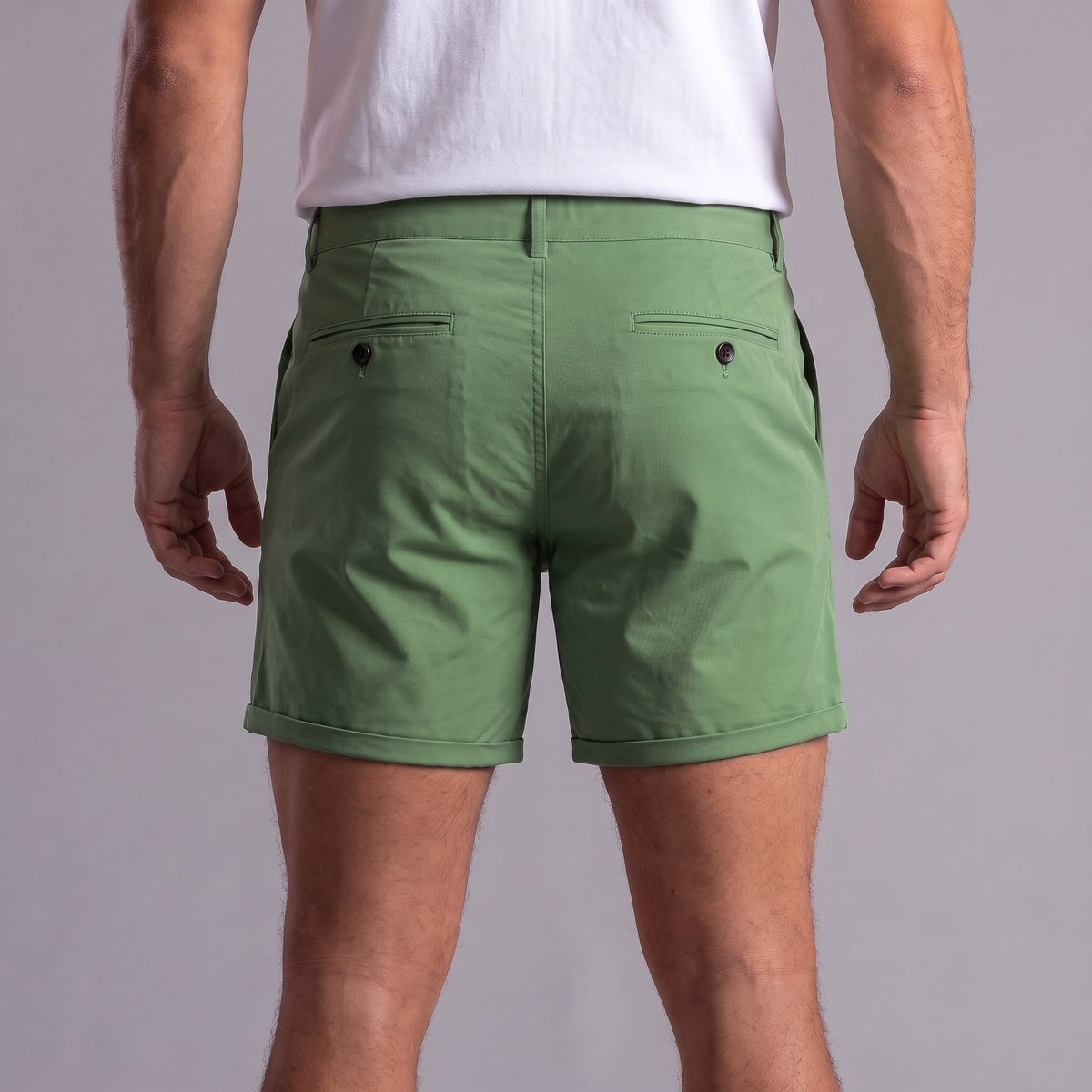 Herren Chino-Shorts mit Umschlagsaum | Steffen_3