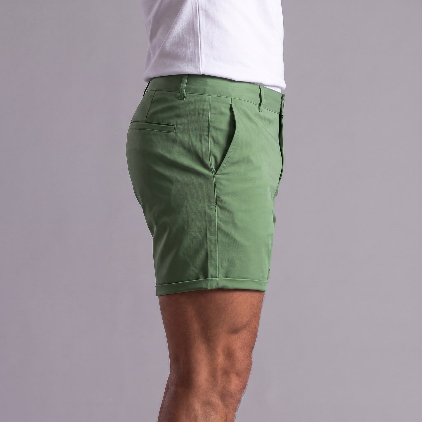 Herren Chino-Shorts mit Umschlagsaum | Steffen_4
