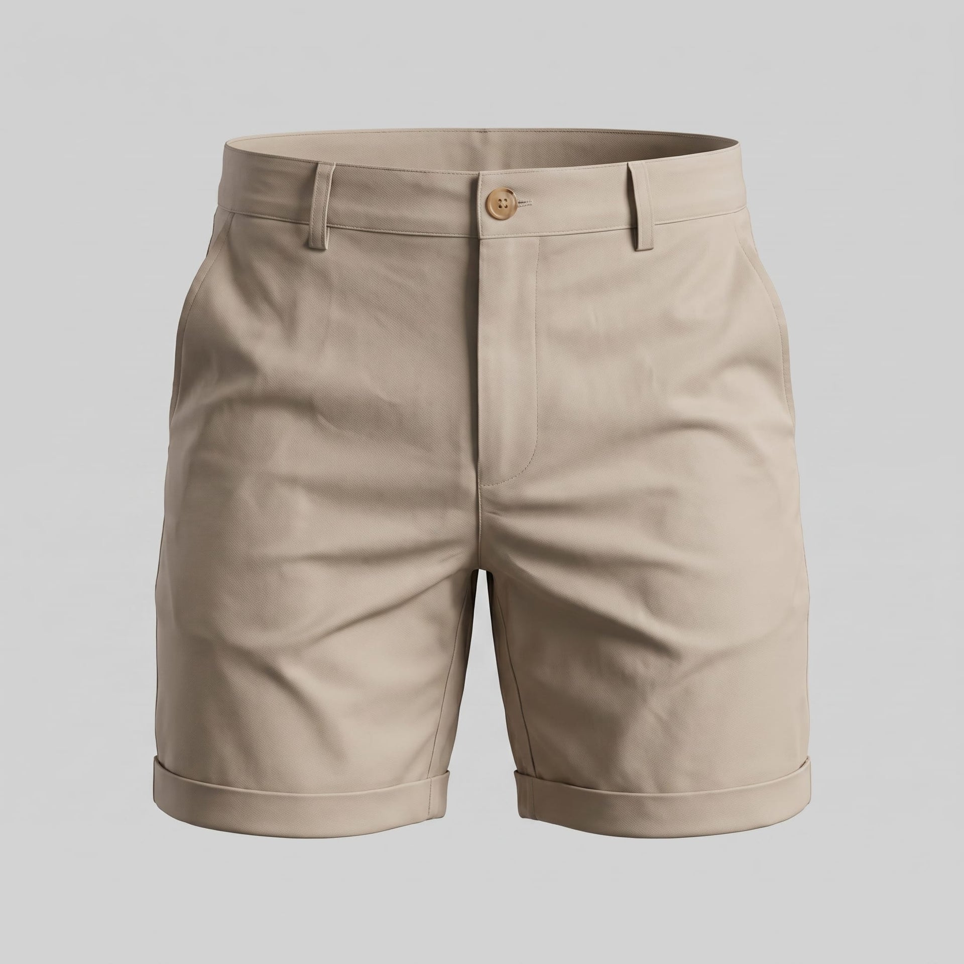 Herren Chino-Shorts mit Umschlagsaum | Steffen