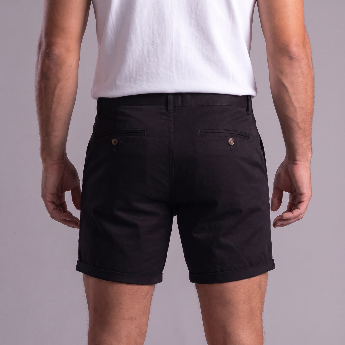 Herren Chino-Shorts mit Umschlagsaum | Steffen_9