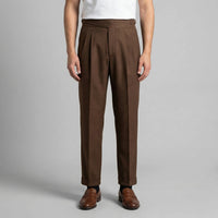 Herren Bundfaltenhose mit Umschlag | Matthes