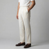 Herren Bundfaltenhose mit Umschlag | Matthes