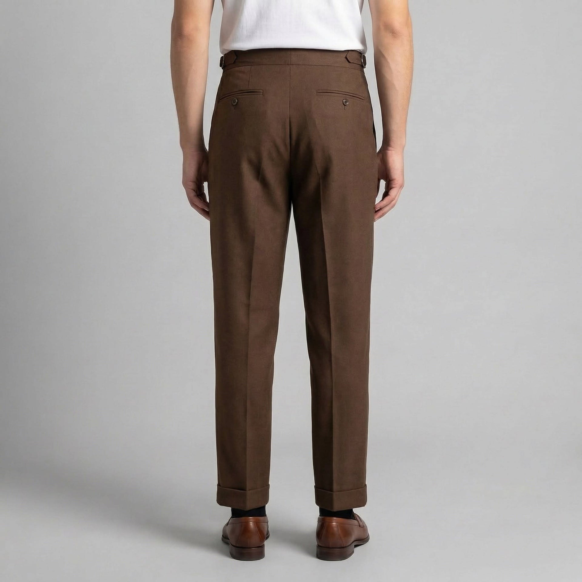 Herren Bundfaltenhose mit Umschlag | Matthes