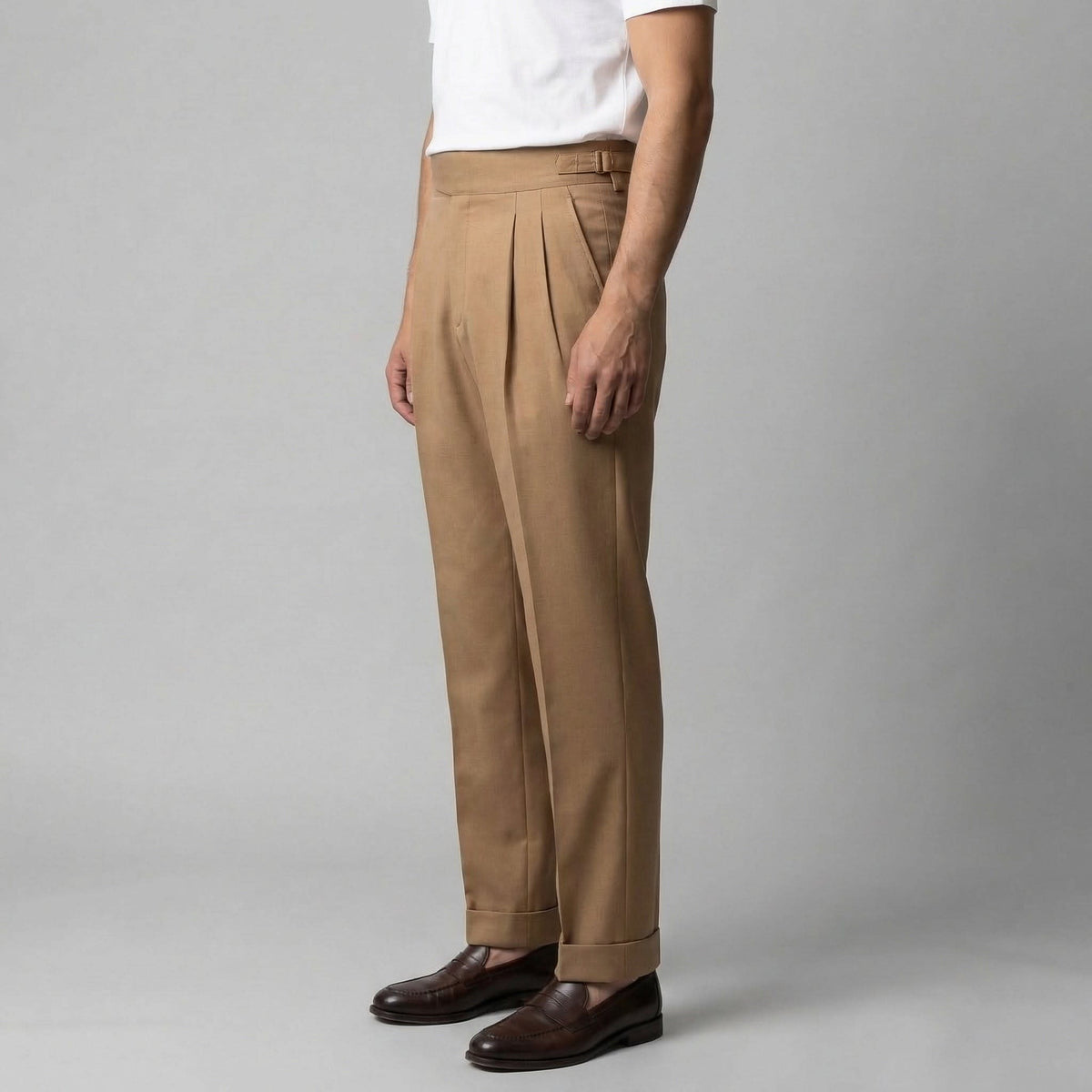 Herren Bundfaltenhose mit Umschlag | Matthes_7