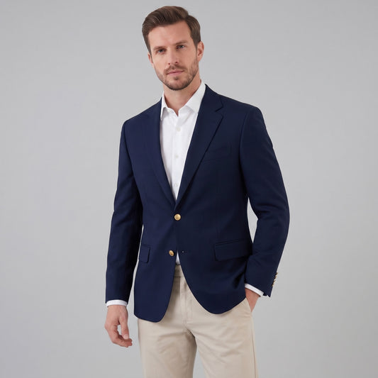 Herren Sakko Marineblau mit Goldknöpfen | Ferdinand_1