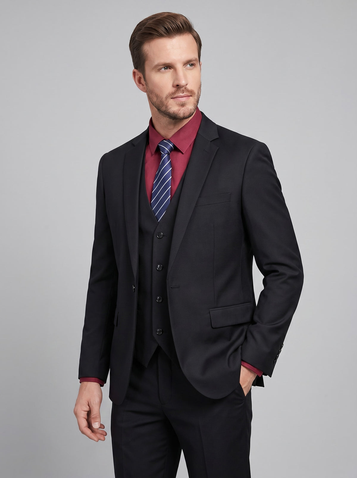 Herren Anzug Slim Fit Zweiteiler | Gerlach