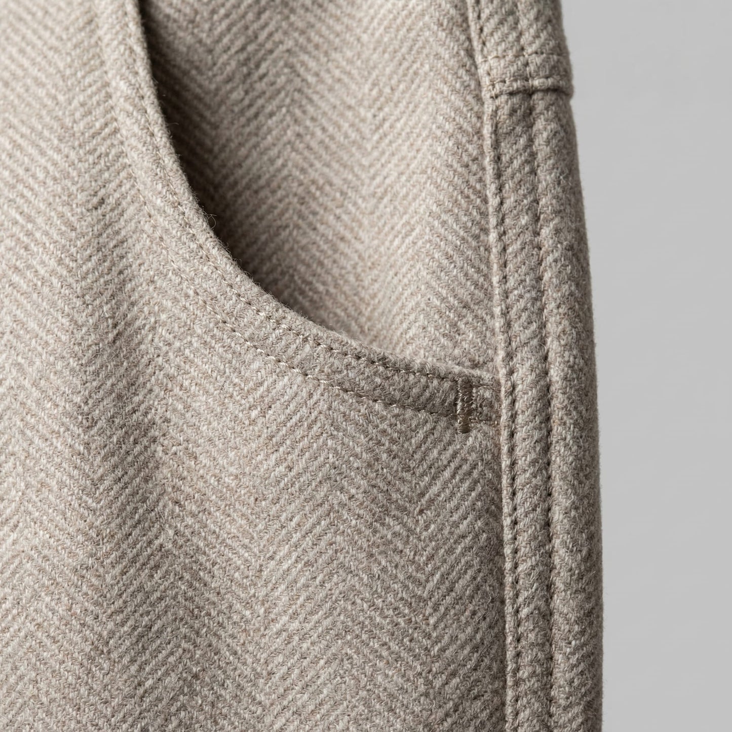 Herren Fischgrathose mit schmalem Bein | Arno_4