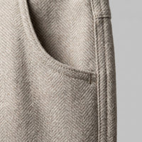 Herren Fischgrathose mit schmalem Bein | Arno