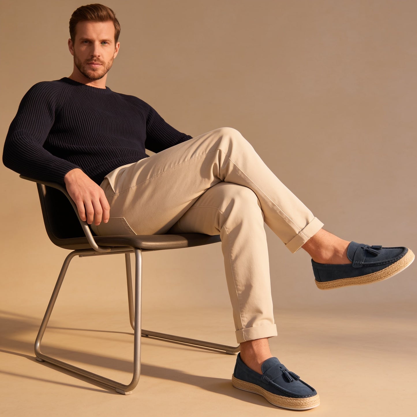 Herren Espadrille-Loafer mit Quasten | Elmar_12