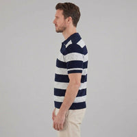 Herren Strickpoloshirt mit offenem Kragen | Timo