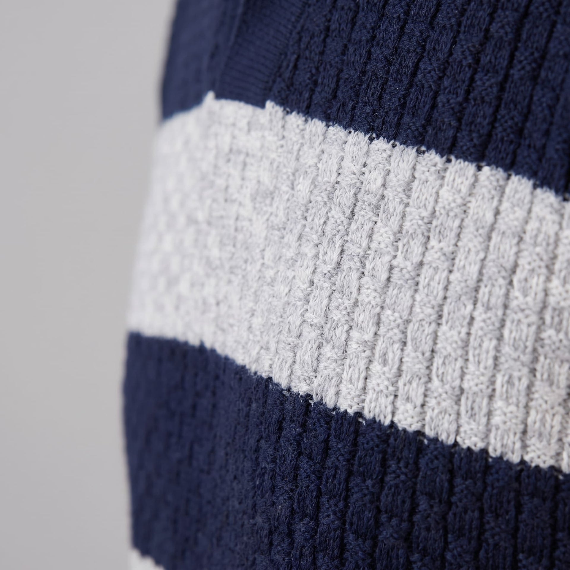 Herren Strickpoloshirt mit offenem Kragen | Timo