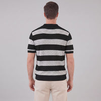 Herren Strickpoloshirt mit offenem Kragen | Timo
