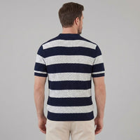 Herren Strickpoloshirt mit offenem Kragen | Timo