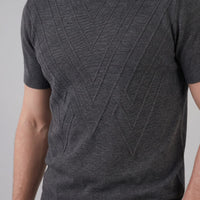 Herren Strickshirt mit Chevronmuster | Klaus