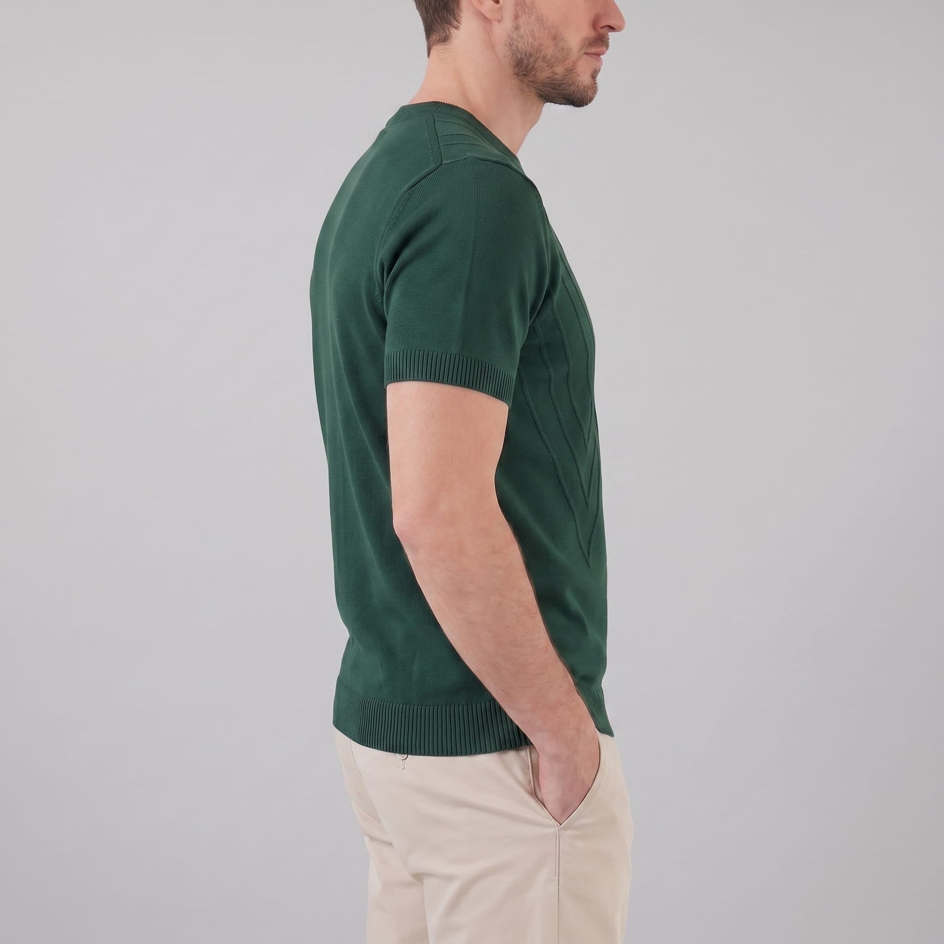 Herren Strickshirt mit Chevronmuster | Klaus