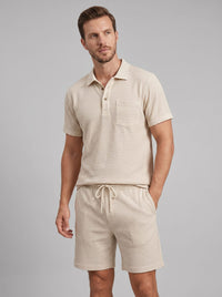 Herren Waffelstrick-Set mit Poloshirt | Eberhard