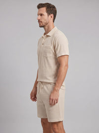 Herren Waffelstrick-Set mit Poloshirt | Eberhard