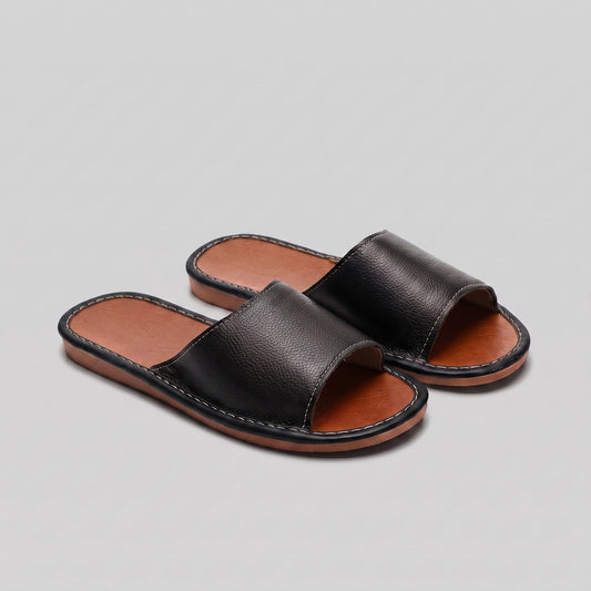 Herren Kunstledersandalen mit breitem Riemen | Gunnar_1