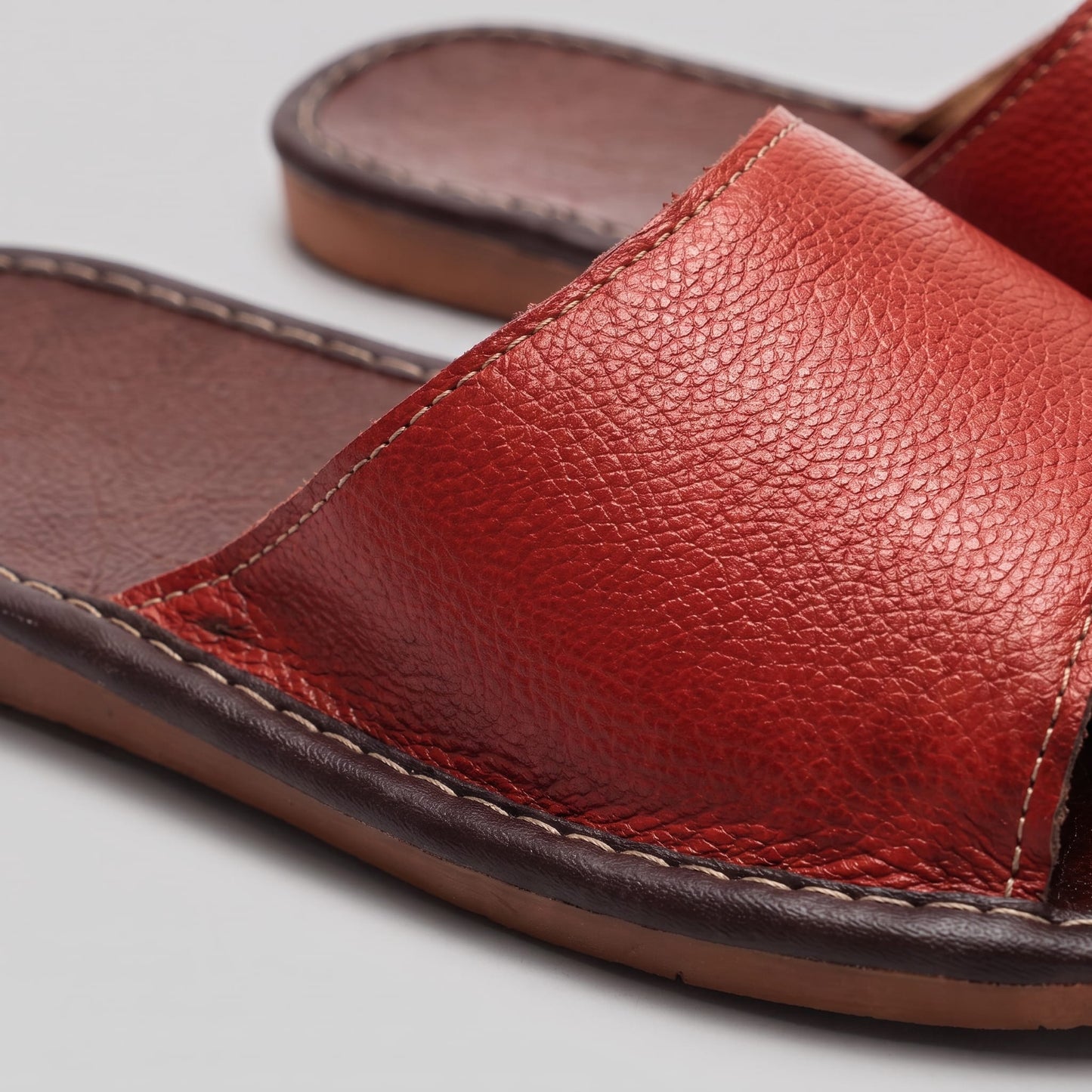 Herren Kunstledersandalen mit breitem Riemen | Gunnar_11