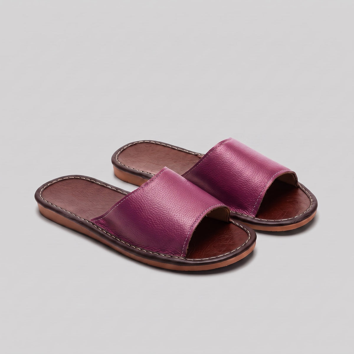 Herren Kunstledersandalen mit breitem Riemen | Gunnar
