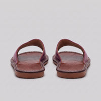 Herren Kunstledersandalen mit breitem Riemen | Gunnar