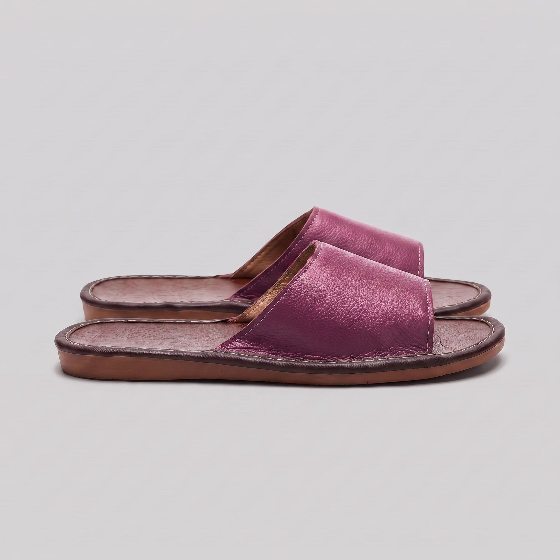 Herren Kunstledersandalen mit breitem Riemen | Gunnar