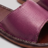 Herren Kunstledersandalen mit breitem Riemen | Gunnar