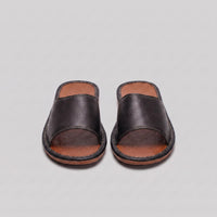 Herren Kunstledersandalen mit breitem Riemen | Gunnar