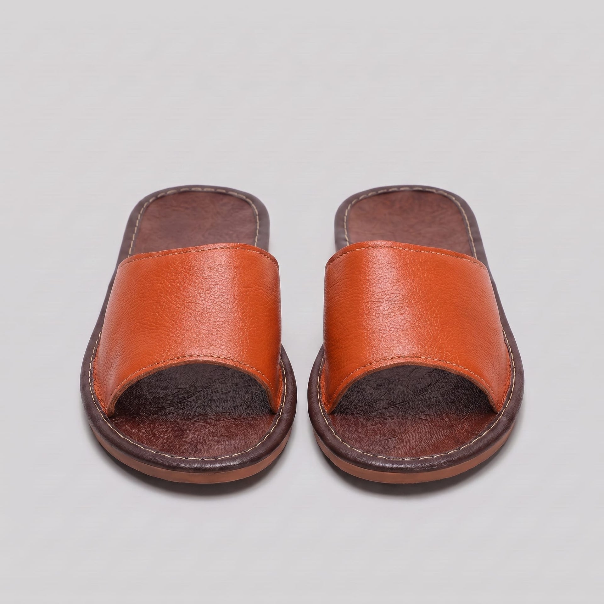 Herren Kunstledersandalen mit breitem Riemen | Gunnar