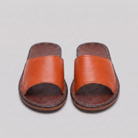 Herren Kunstledersandalen mit breitem Riemen | Gunnar