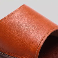 Herren Kunstledersandalen mit breitem Riemen | Gunnar