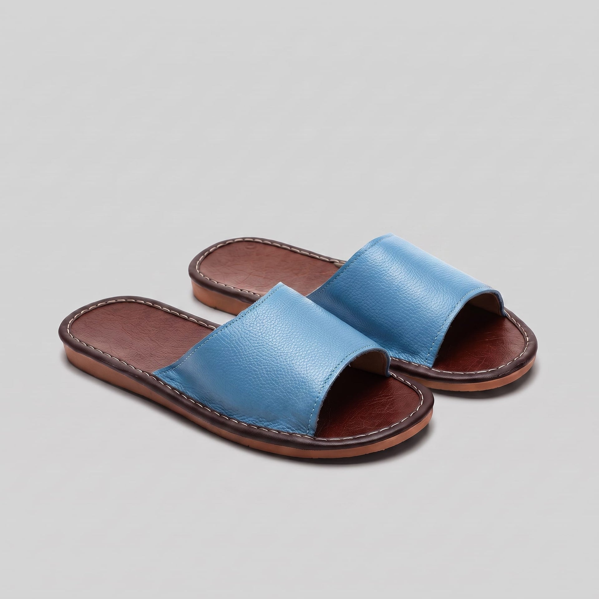 Herren Kunstledersandalen mit breitem Riemen | Gunnar
