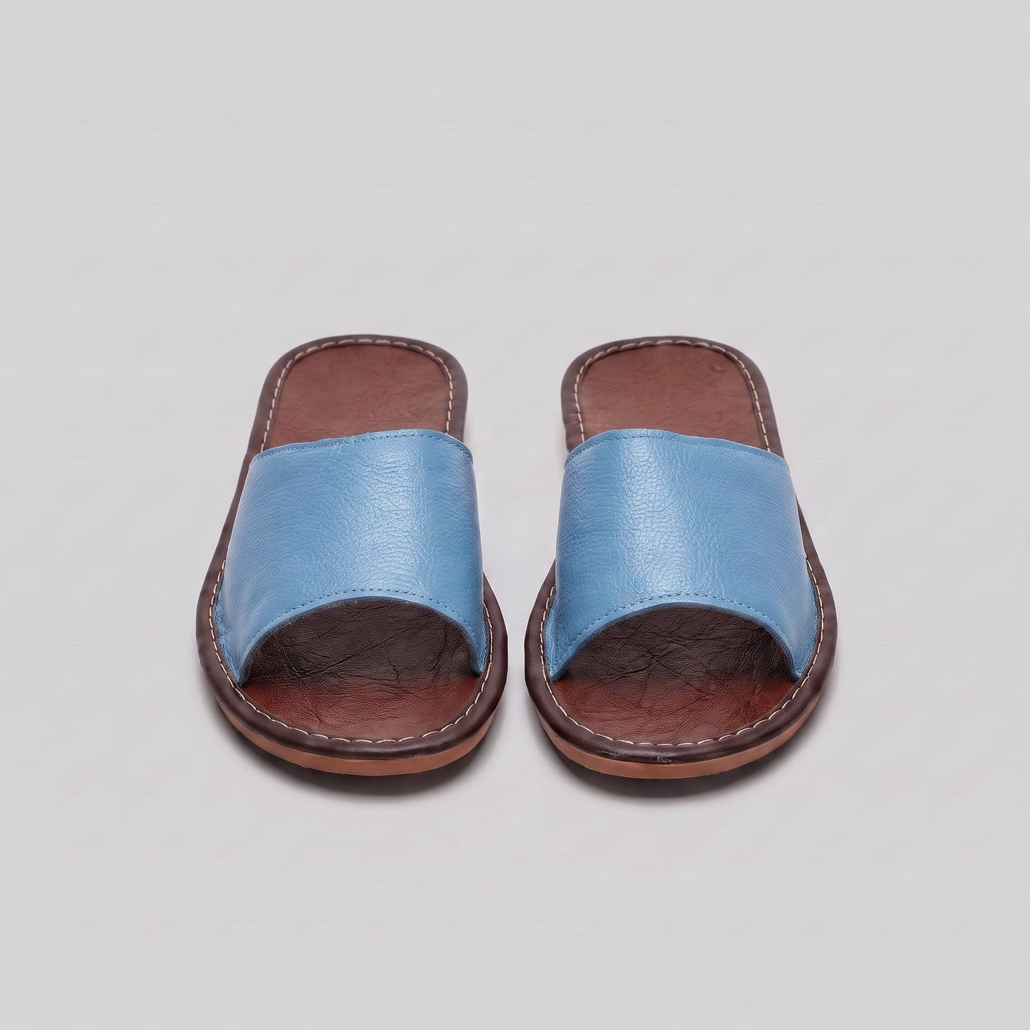 Herren Kunstledersandalen mit breitem Riemen | Gunnar_26
