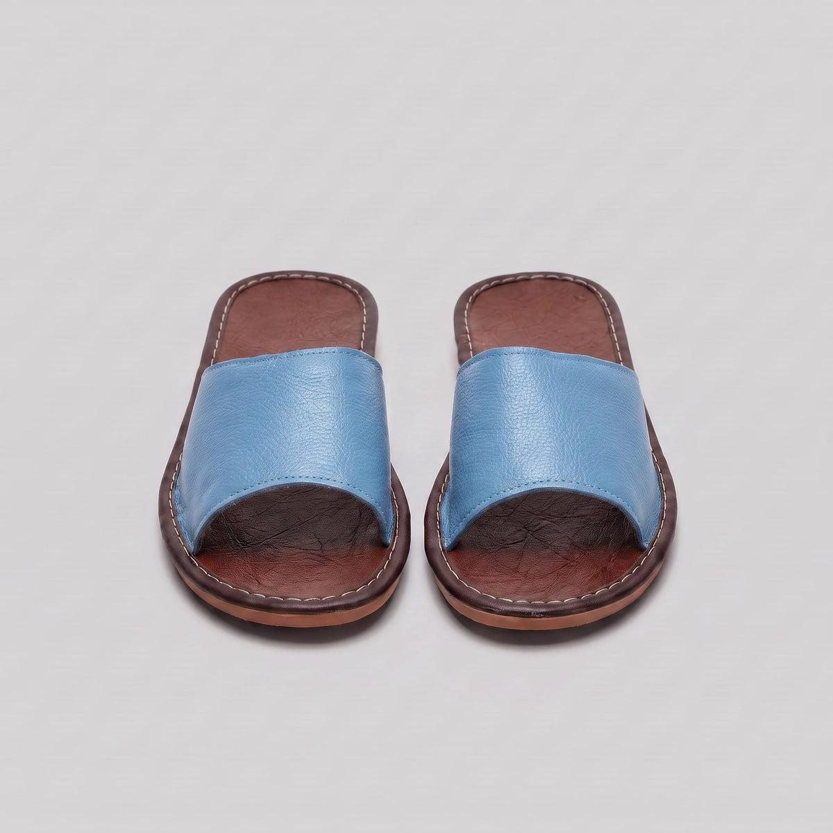 Herren Kunstledersandalen mit breitem Riemen | Gunnar