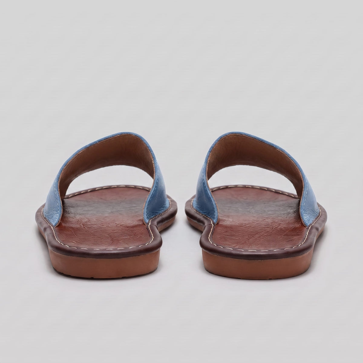 Herren Kunstledersandalen mit breitem Riemen | Gunnar