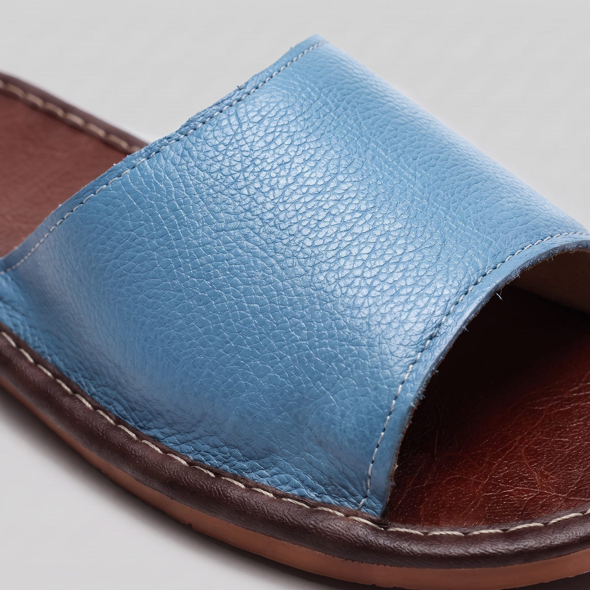 Herren Kunstledersandalen mit breitem Riemen | Gunnar_29