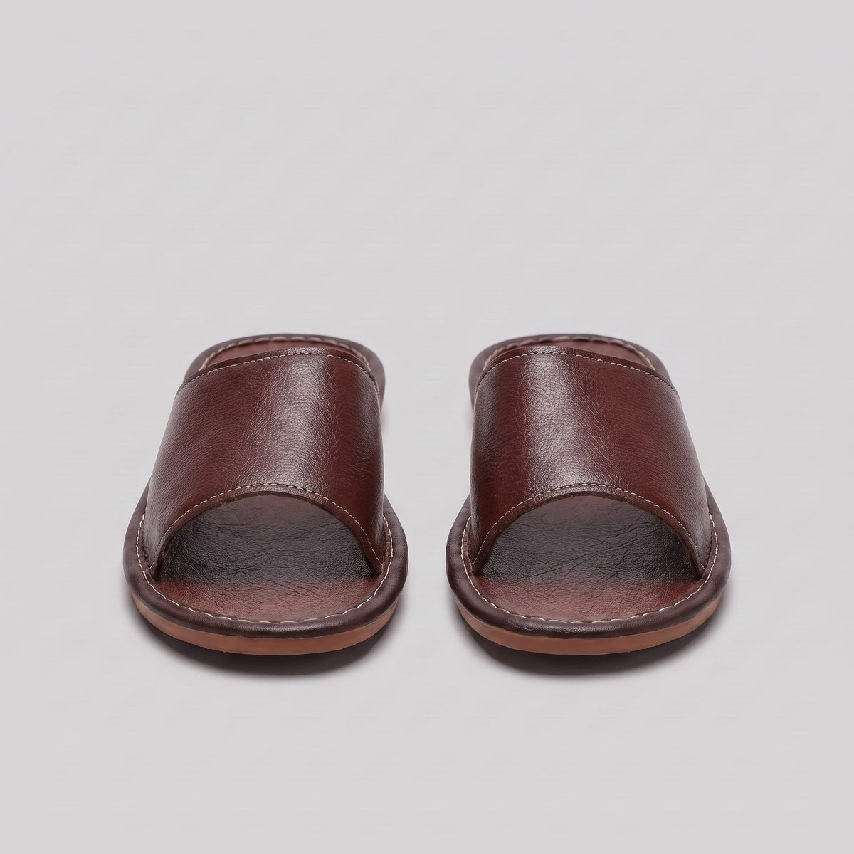 Herren Kunstledersandalen mit breitem Riemen | Gunnar_32