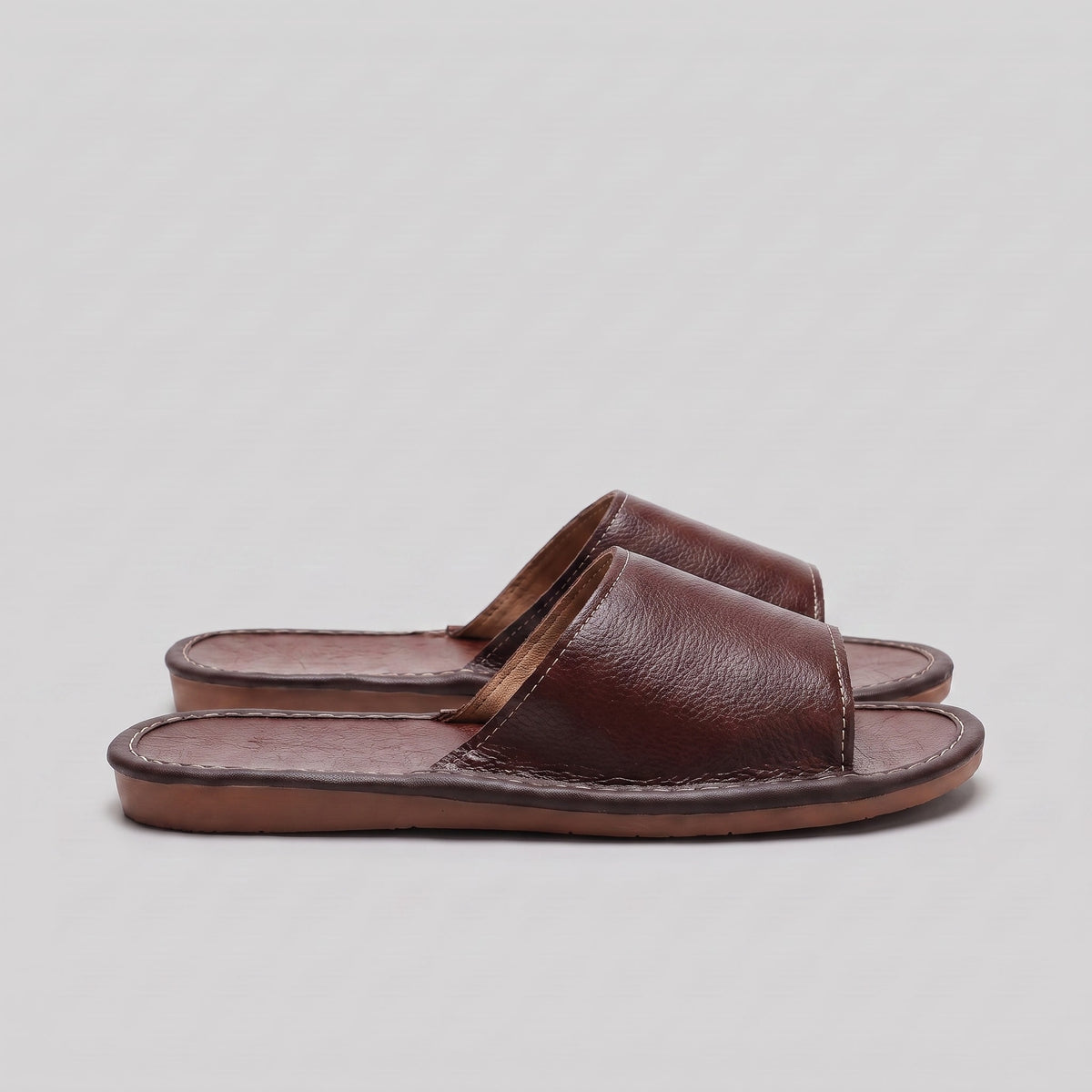 Herren Kunstledersandalen mit breitem Riemen | Gunnar_33