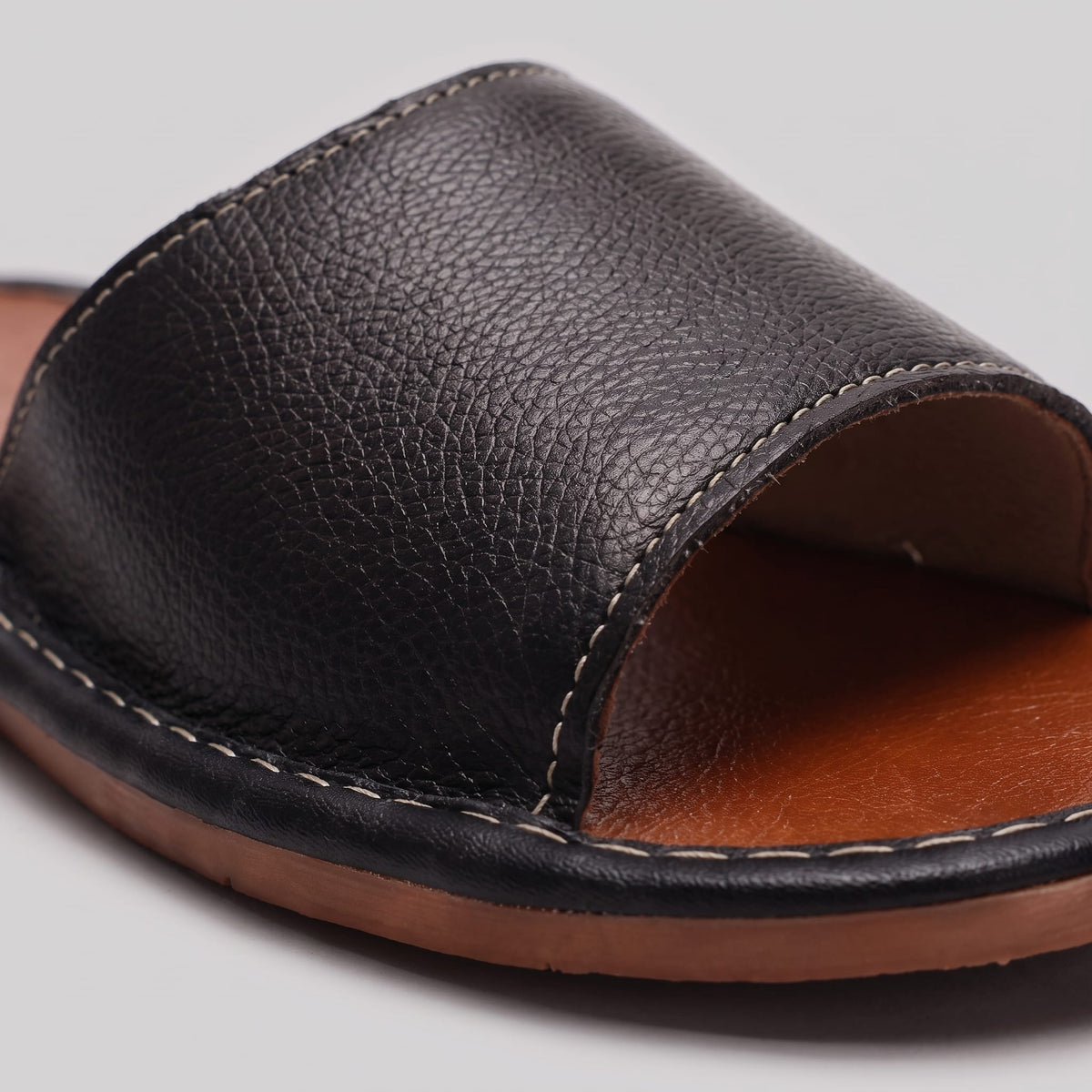 Herren Kunstledersandalen mit breitem Riemen | Gunnar_5