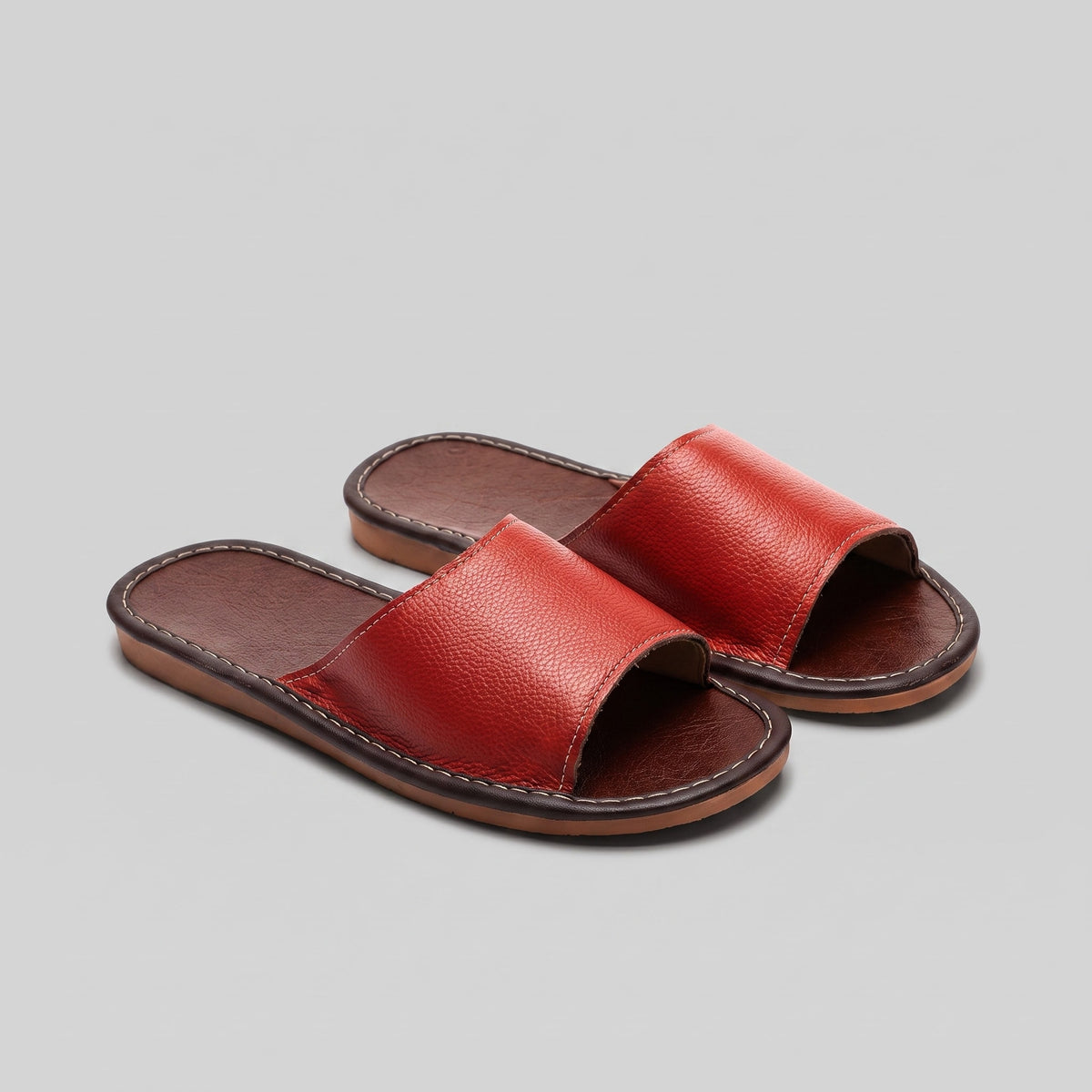 Herren Kunstledersandalen mit breitem Riemen | Gunnar_7