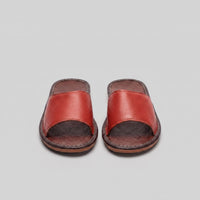Herren Kunstledersandalen mit breitem Riemen | Gunnar