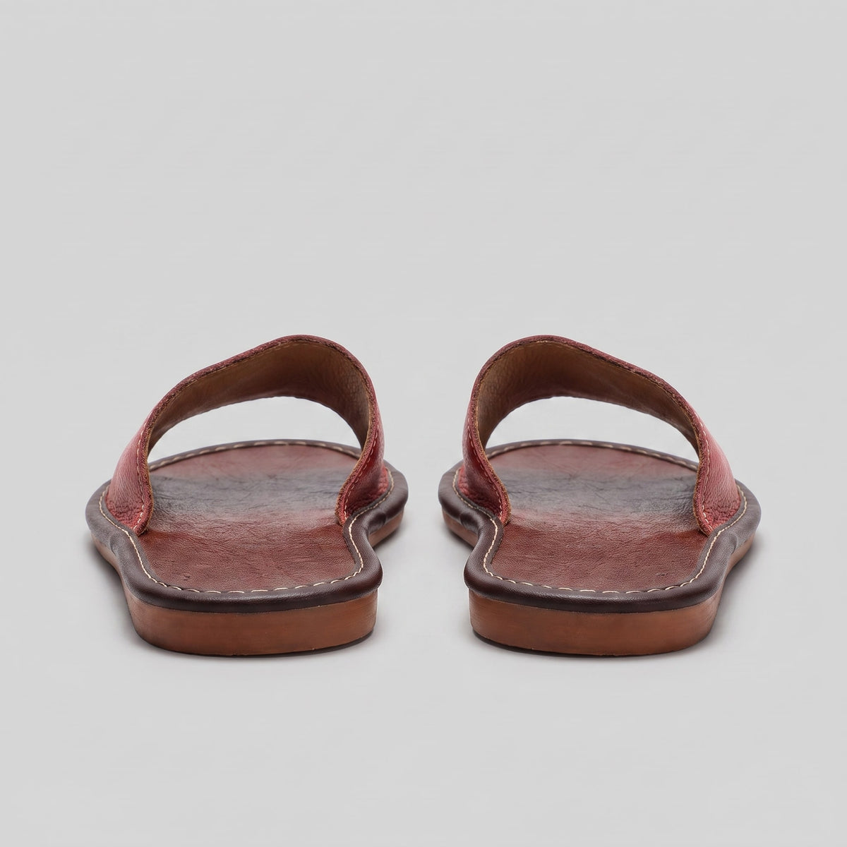 Herren Kunstledersandalen mit breitem Riemen | Gunnar