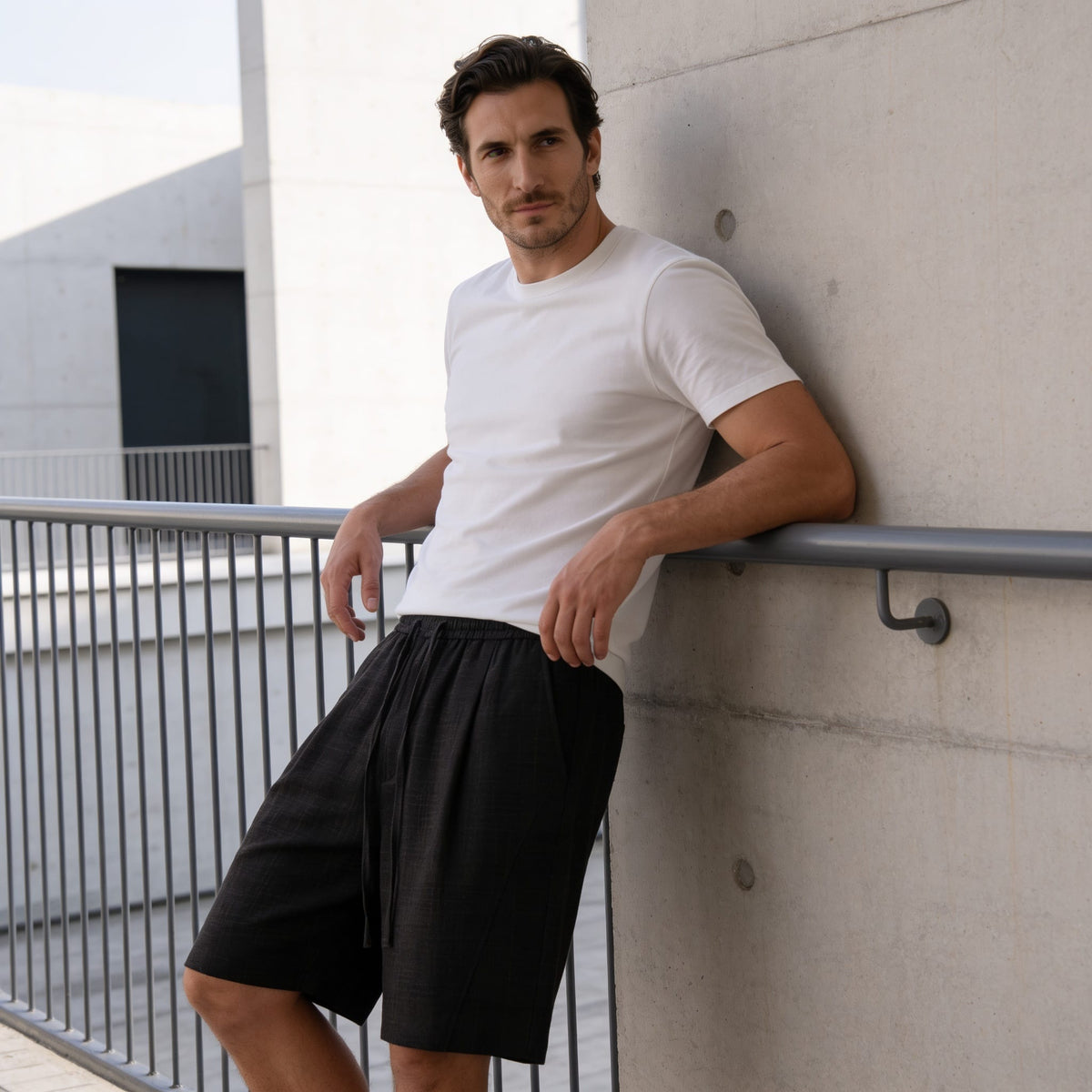 Herren Sommershorts mit Elastikbund Comfort Fit | Detlev