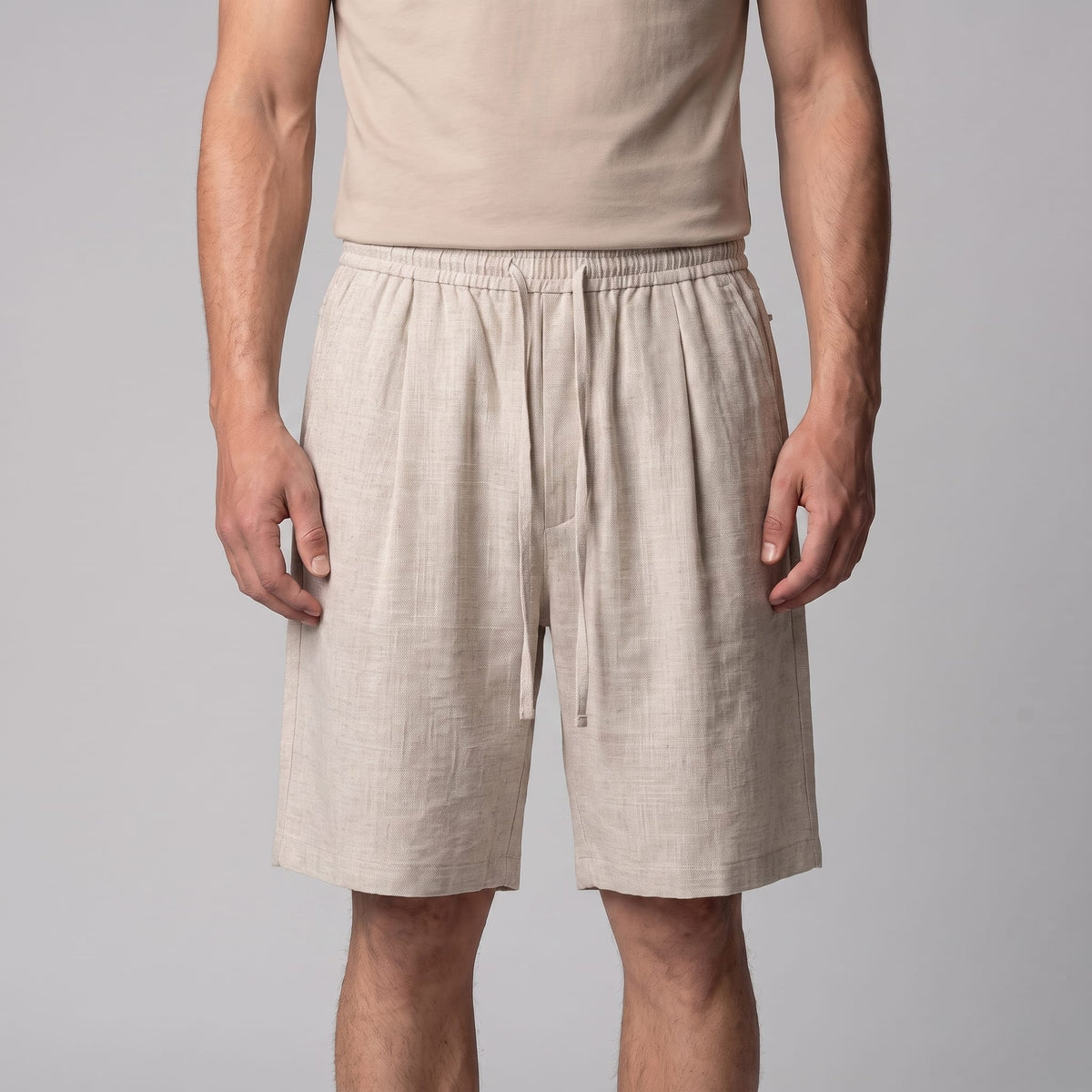 Herren Sommershorts mit Elastikbund Comfort Fit | Detlev_7