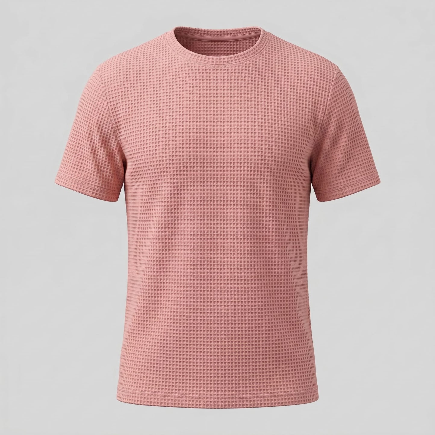 Herren T-Shirt Waffelstrick mit Rundhalsausschnitt | Eckehard_10