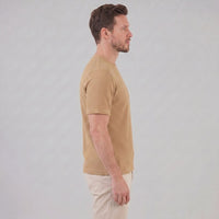 Herren T-Shirt Waffelstrick mit Rundhalsausschnitt | Eckehard