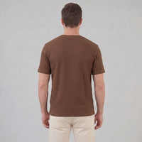 Herren T-Shirt Waffelstrick mit Rundhalsausschnitt | Eckehard