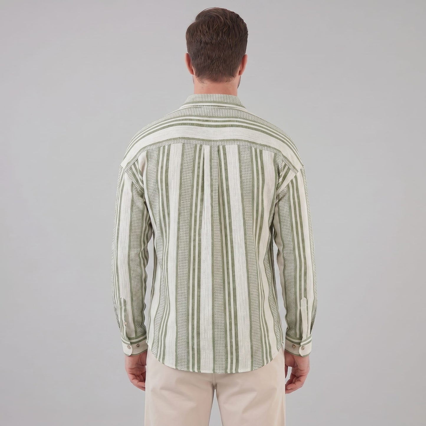 Herren Streifenhemd aus Leinenmischung Regular Fit | Konstantin_4