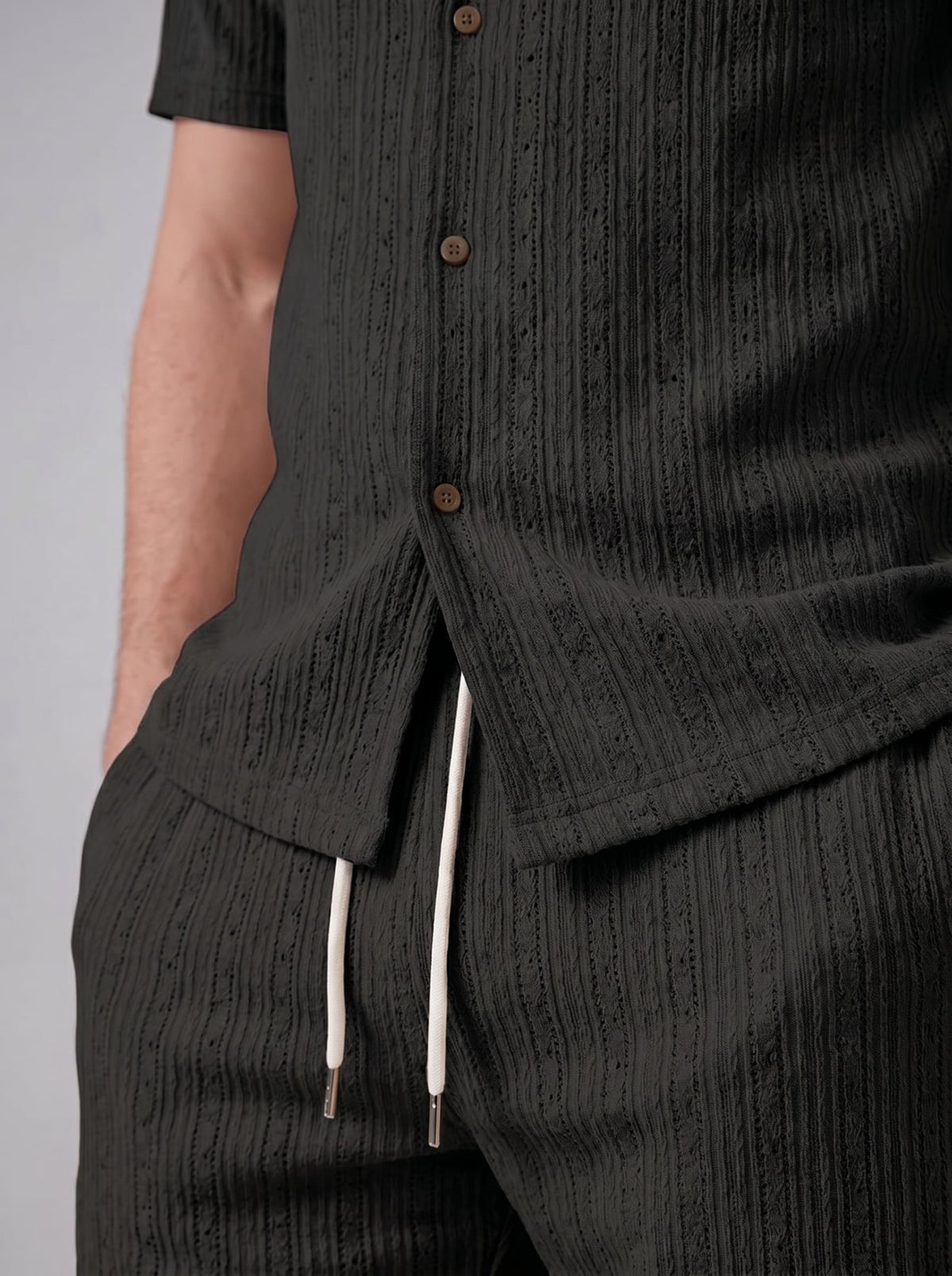 Herren Strickset mit Kubakragen | Björn